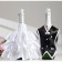 The set on the table of the newlyweds "Harmony", white