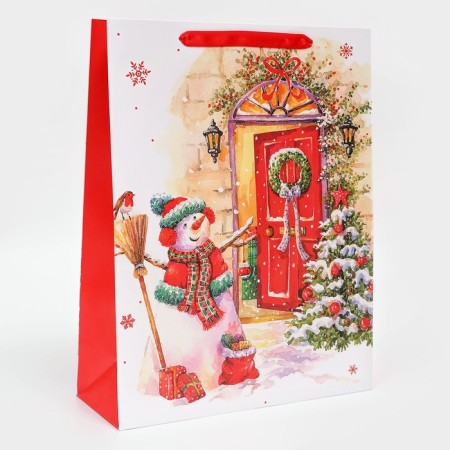 Gift, laminated, "snowman", 31 x 40 x 11.5 cm-1