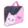 Folder for drawings and drawings A3, 470 x 350 x 20 mm, with handles, textile, calligrata "cat"