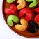 Sanding cookies with prediction: red, green, black, 20 pcs