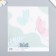 Scrapbooking paper "Flogging butterflies" density 180 g 15.5x17 cm