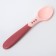 Set for feeding: a bowl on the suction cup, with a lid + spoon, pink color, 400 ml.