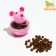 Nevali toy "Mouse" with a compartment for treats (up to 1 cm), 4.7 x 6.5 cm, pink