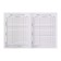 Universal diary for grades 1-11 "Rabbit with a wreath", solid cover, glossy lamination, cheat sheet, 48 sheets