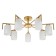 Lamp on the ESCADA rod, 1142/7p Gold. 7x60W, e27, 700x700x270 mm, color gold