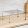 Sliding shelf for a cabinet, 36-62 × 22 × 15 cm, color chromium