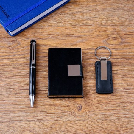 Gift set 3v1 (pen, keychain, business card) mix-1