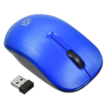 Mouse call 525MW black/blue optical (1000DPI) wireless USB for laptop (3but)-1
