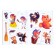 Stickers "Russian Folk Tales" No. 2, set 4 pcs.