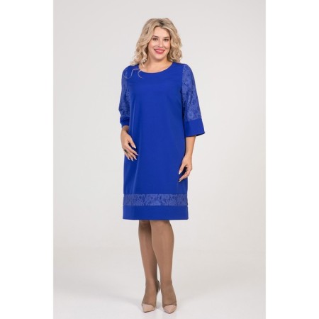 Women's dress, size 52, blue color-1