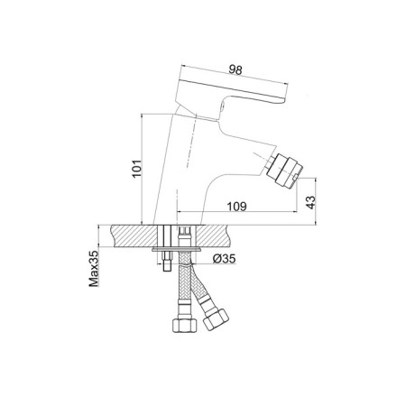 Cersanit cersania a63033 cersanit mixer-7