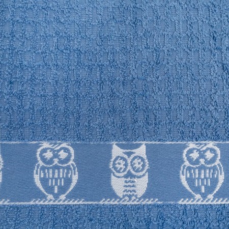 Tainted towel set, indigo color/gray-blue, size 30x50, 400g/m, 100% cotton-3
