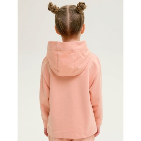 Sweatshirt for girls, height 104 cm, peach color-4