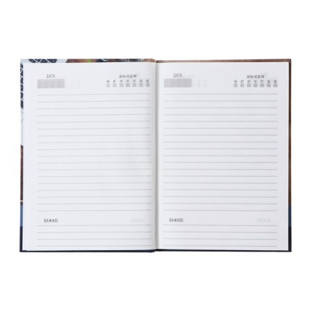 Deliciper of Leduced A5, 80 sheets, solid cover "Desktop", OFSET block-2