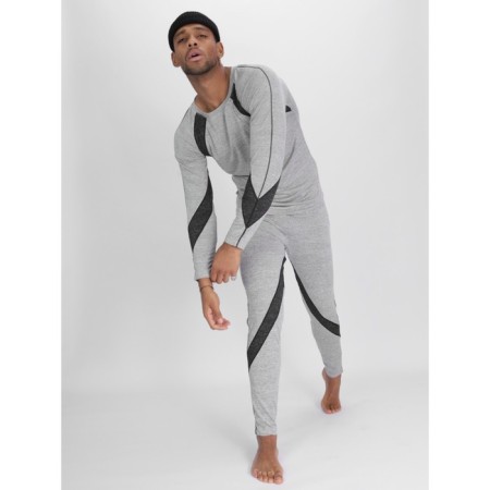 Thermal underwear is male, size 54-56, the color is light gray-2