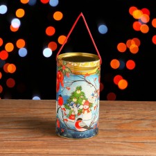Gift Box, Snegiri tube 120 x 220 mm (200 mm inside height)