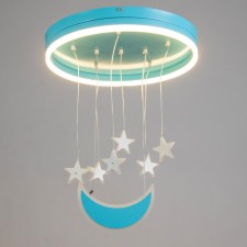 Lunar Light Chandelier LED 58W blue 50x50x60 cm Bayerlux