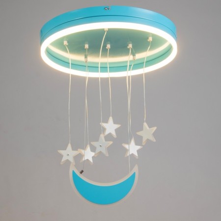 Lunar Light Chandelier LED 58W blue 50x50x60 cm Bayerlux