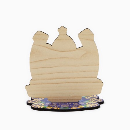 New Year's amulet on the stand “Good luck, happiness, joy”, 10 x 8.1 cm.-2