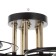 Salma chandelier 5he27 40w Black 58x58x24cm Bayerlux