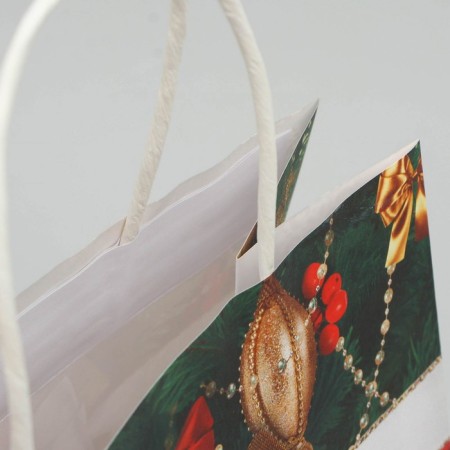 Craft New Year's Gift package, 22 x 25 x 12 cm, New Year-2