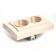 2-seater s/s outlet, Stekker series Erna, PST16-9014-02, ivory
