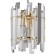 Crystal-bearing Crystal Feeriya 2xe14 40W, size 20x20x29-80 cm, color gold