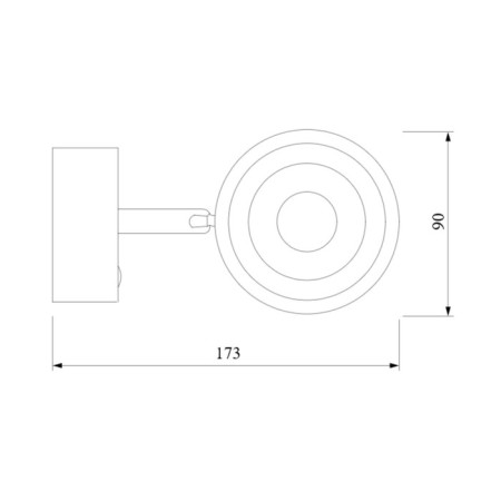 Interior backlight Elektrostandard, Oriol Led 12 W, 90x90x173 mm, IP20, white color-4