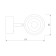 Interior backlight Elektrostandard, Oriol Led 12 W, 90x90x173 mm, IP20, white color