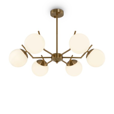 Caustra Freya Fr5173PL-06BS MoonRock, 680x680x430 mm, E27, 6x60W, brass color