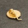 Souvenir purse "Golden mouse on a coin", tin, 0.6x2.2x1.6 cm