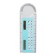 Calculator - ruler, 10 cm, 8 - discharge, case of transparent color, with a transporter, works from light, mix