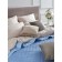 Blue bedspread, size 210x240 cm, blue color