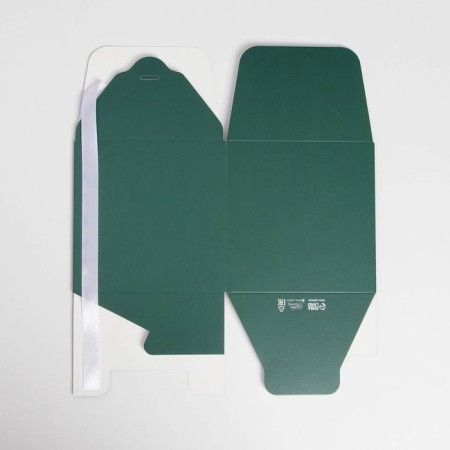 Gift folding box, packaging, "Emerald", 12 x 12 x 12 cm-4