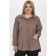 Female shirt, size 62, brown color