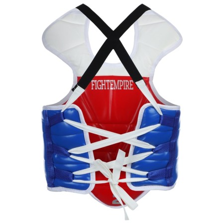 Vest (tread) for thakvondo, bilateral, red and blue, size 2-1