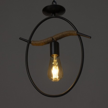 Lamp Bayerlux "Kiott" 1he27 Black 28x10x63cm-3