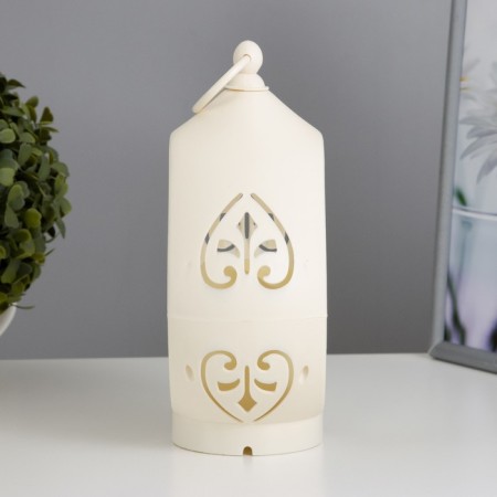 Nightlight "Middle lantern" LED from batteries 3haaa white 15x8.5x22 cm-3