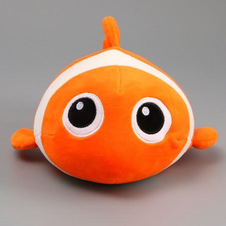 Soft toy "Fish", 19 cm, orange color-1