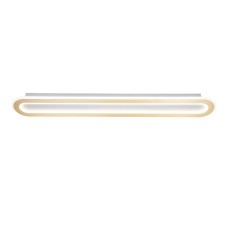 Светильник потолочный Indigo, 14009/B/1CW Gold. 1х117Вт, LED, 9328Лм, 3000-6500К, пульт радио 2.4G, 1000х150х44.3 мм, цвет белый матовый
