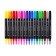 Set of markers 18 colors, bilateral, black case in a plastic penalty