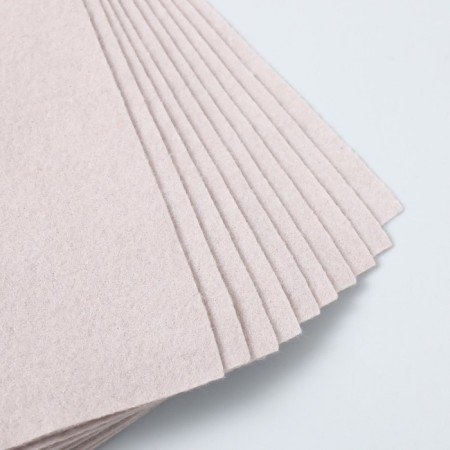 A set of felt 20x30 cm, soft, 1.4 mm, 10 sheets, gray-1
