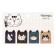 A set of magnetic bookmark for books Calligrata 4 pieces, "Cats", mix