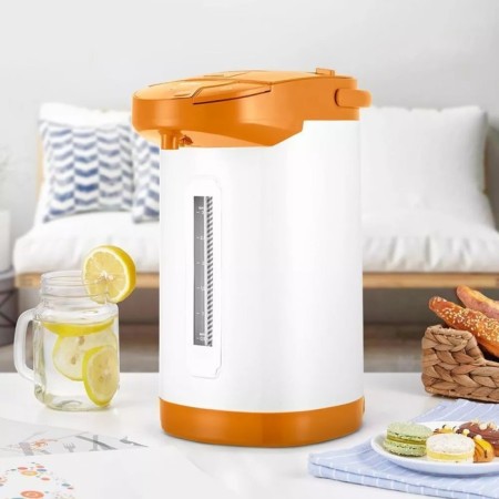 Thermopot KitFort KT-2511-2, 900 watts, 3.7 l, white-orange-1