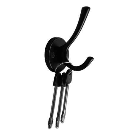 Furniture hook Cappio Simple, two -rod, black-3