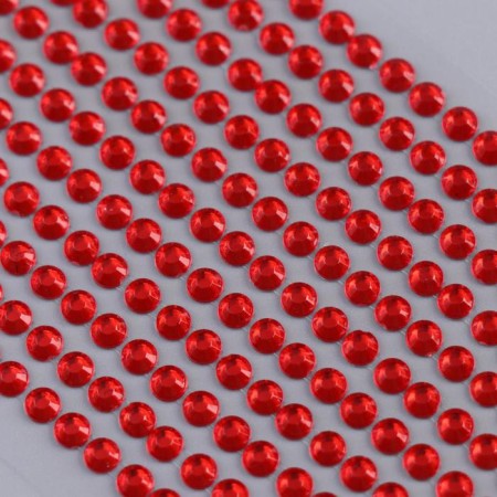 Sticker Plastic Rhinestones "Color Points" MIX 30.5x7.4 cm-2