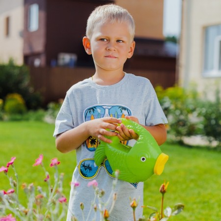 Baby watering water, 1 l, with the scatter, "fish"-6