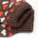 Women's socks, brown color, size 23-25