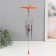 Wind music metal, plastic 4 pipe "Dragonfly" 55x14x8.7 cm