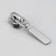 Automatic lock for lightning "Tractor", No. 5, 10 pcs, Nickel color